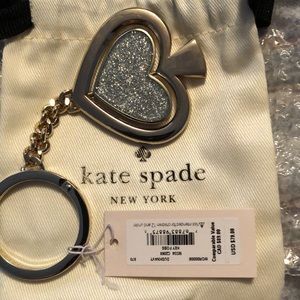 Kate Spade spade Two tone Key Fobb